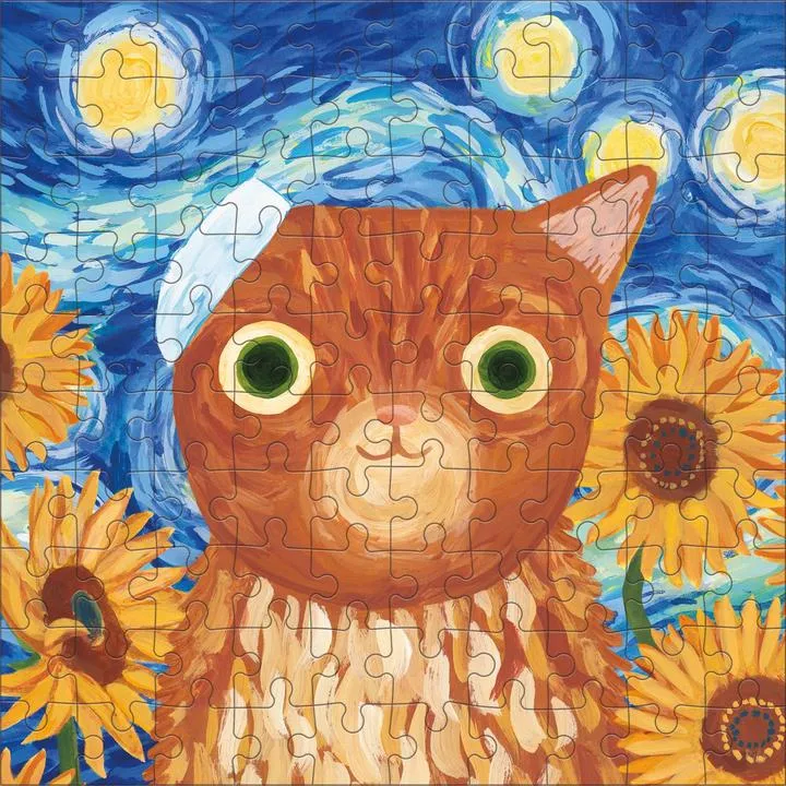 100 PC Tin Puzzle - Vincat Van Gogh