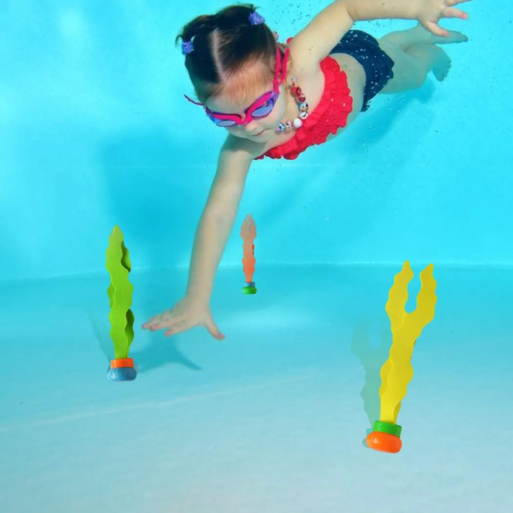 19-Piece Kids Diving Toys Set - Underwater Games, ABS Material