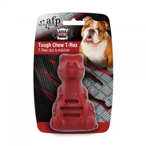 AFP Mighty Rex Tough Chew Rubber T-Rex Dog Toy 10x10cm