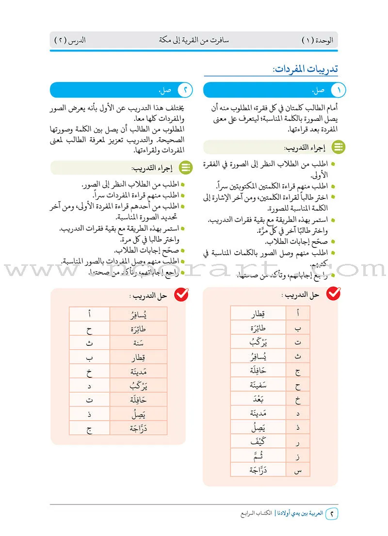 Arabic Between Our Children's Hands Teacher Book: Level 4 العربية بين يدي أولادنا