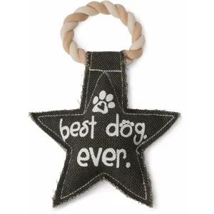 Best Dog Ever - 9.5" Canvas Dog Toy