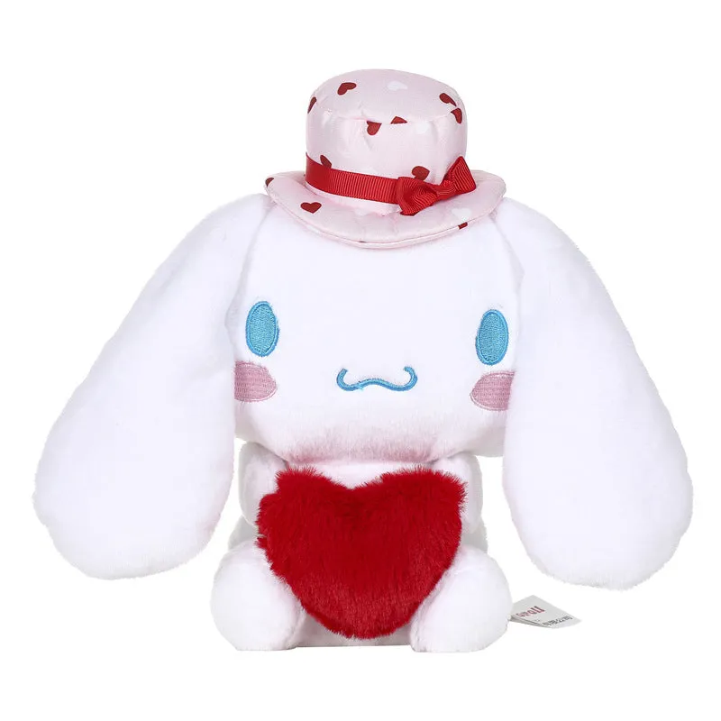 Cartoon Red Heart Plush Toy 8in SK570