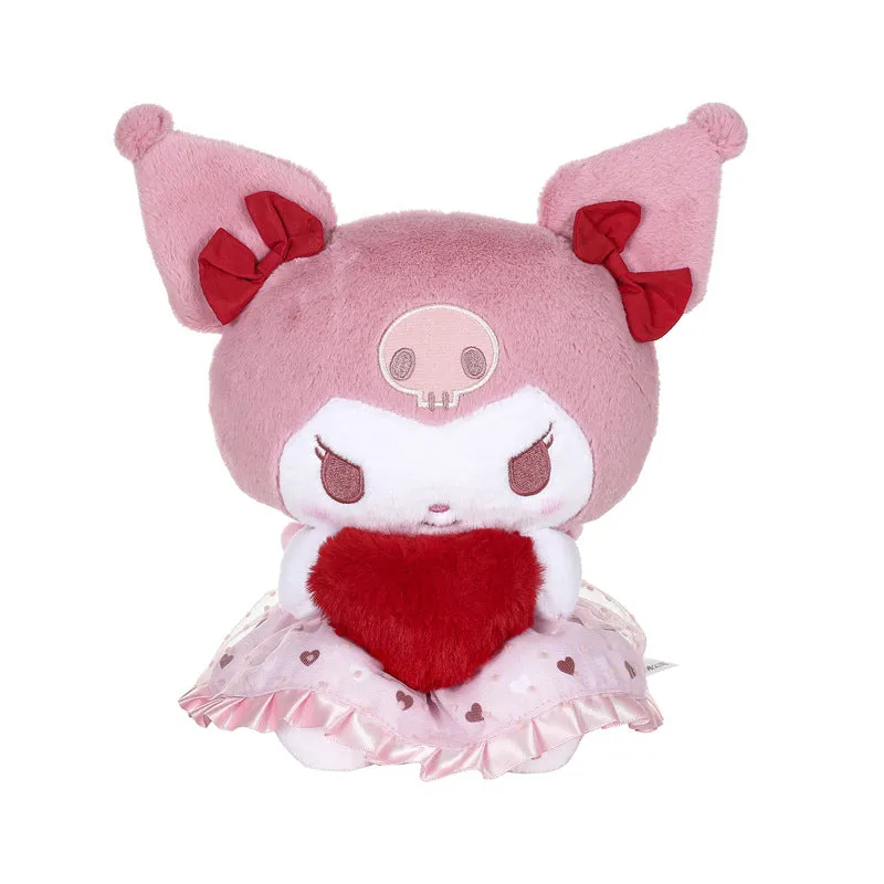 Cartoon Red Heart Plush Toy 8in SK570