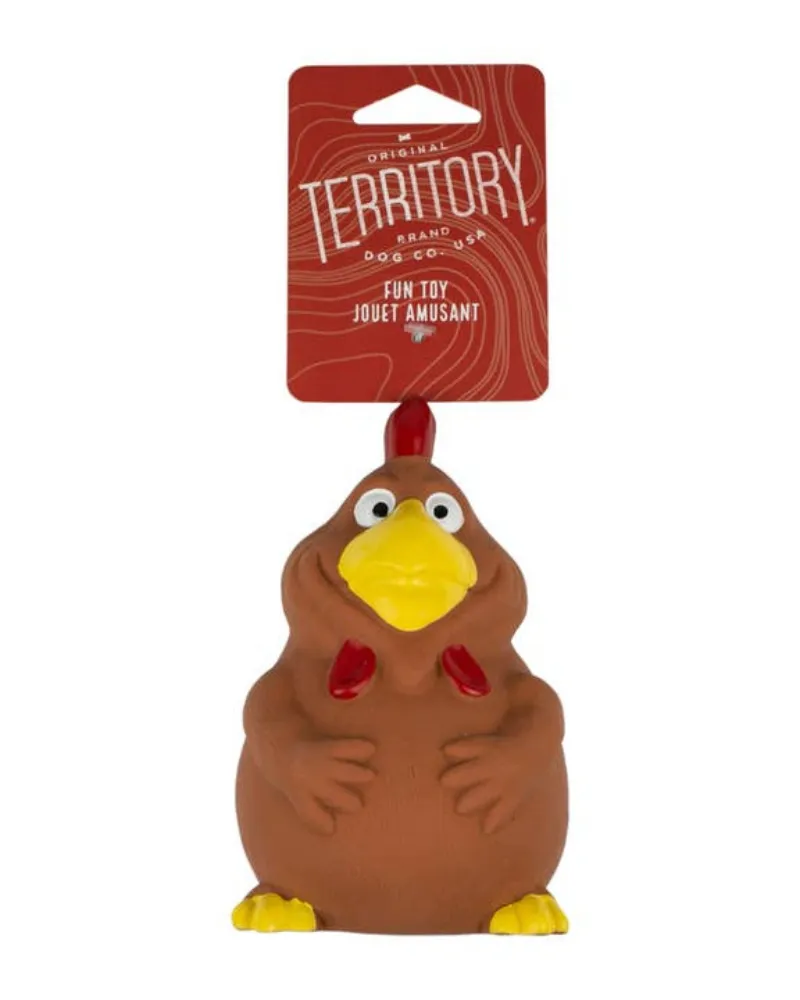 Chicken Latex Squeaker Dog Toy