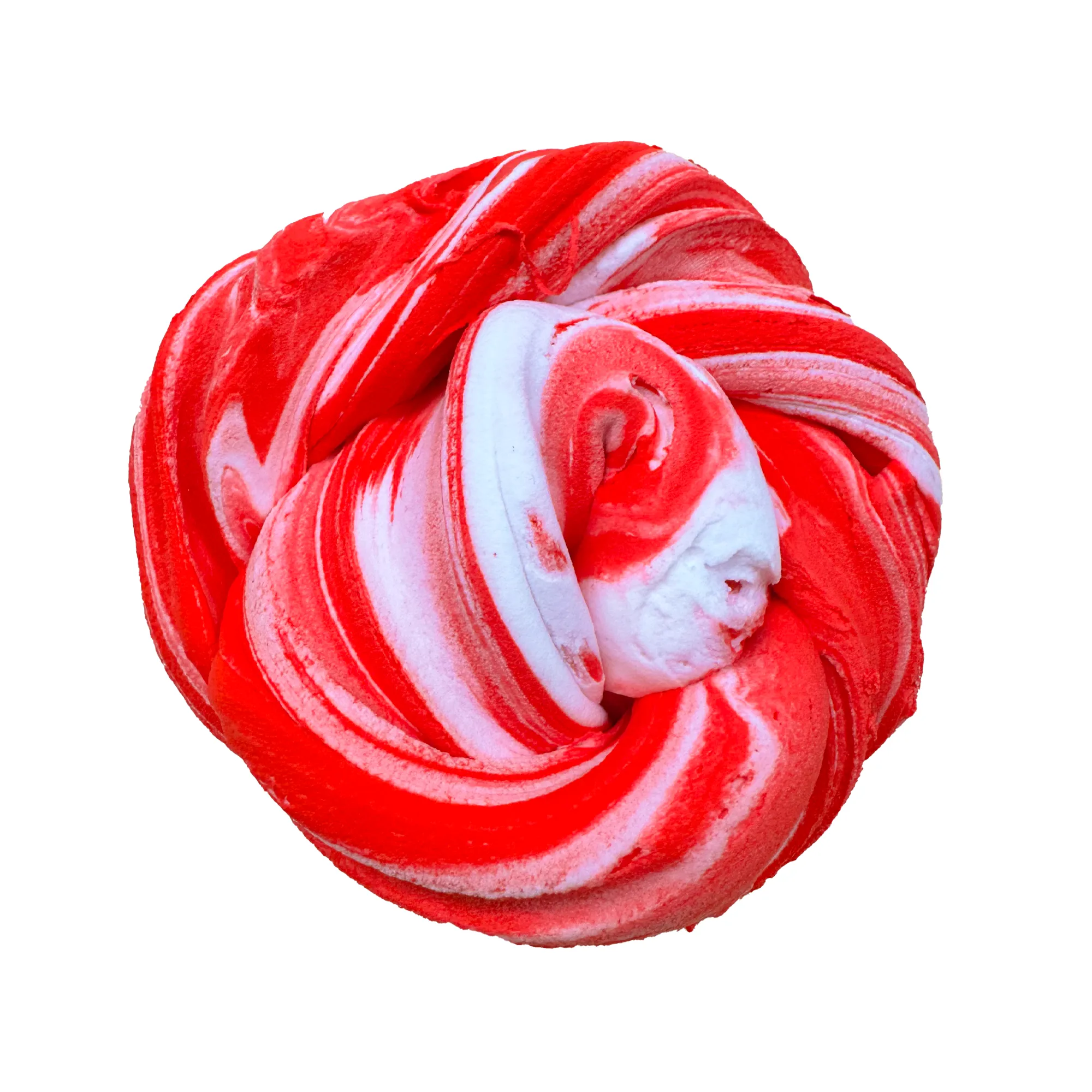 Compound Kings Peppermint Candy Cane Twist Swirl Slime Butter Tub