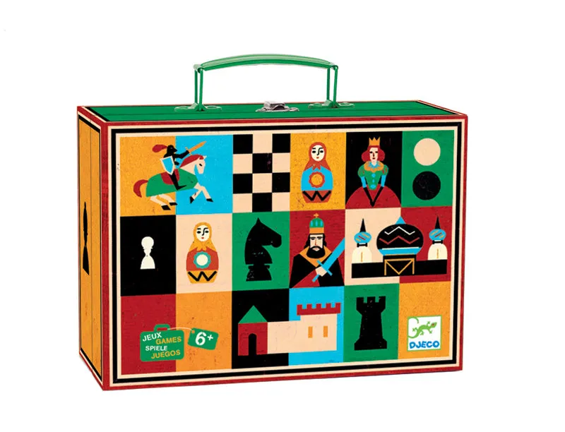 Djeco Chess & Checkers Board Game