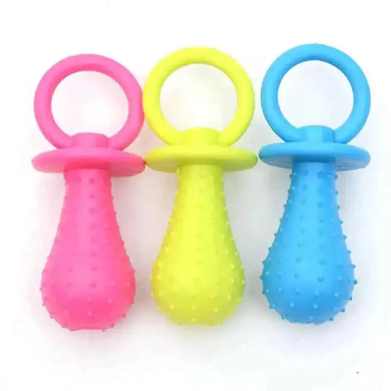 Durable Rubber Chew Toy for Small Dogs - Teeth Cleaning & Training