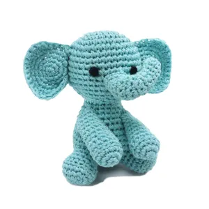 elephant knit toy