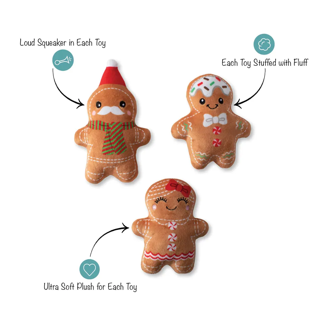 Fringe Dog Toy Holiday Gingerbread Everything