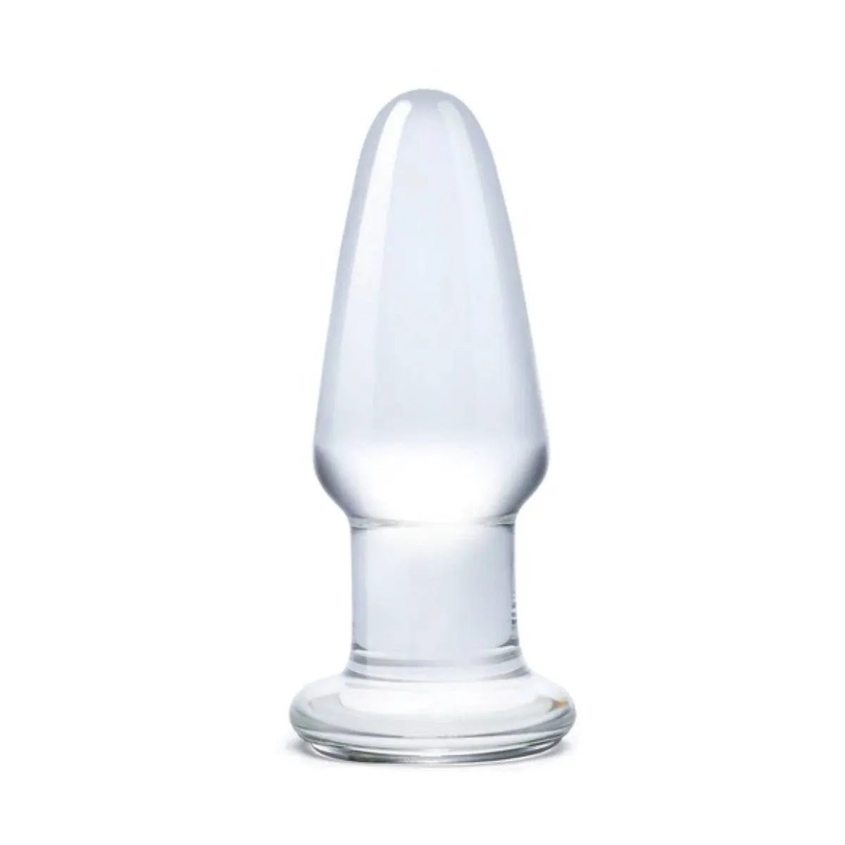 Glas Butt Plug Clear 3.5 Inch