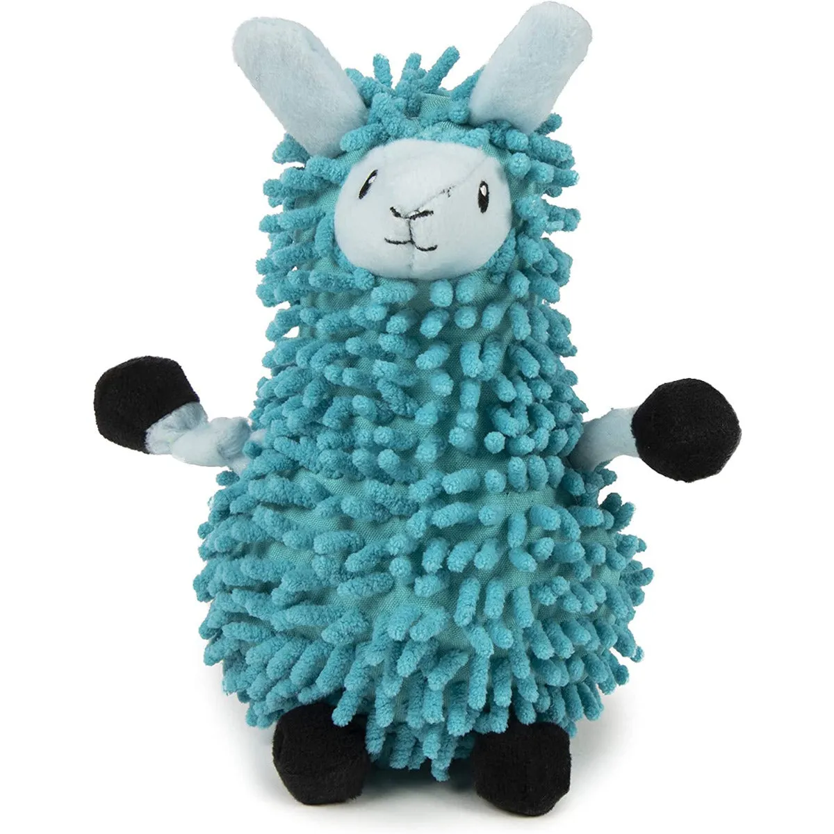 GoDog Blue Llama the Noodle Chew Guard Dog Toy