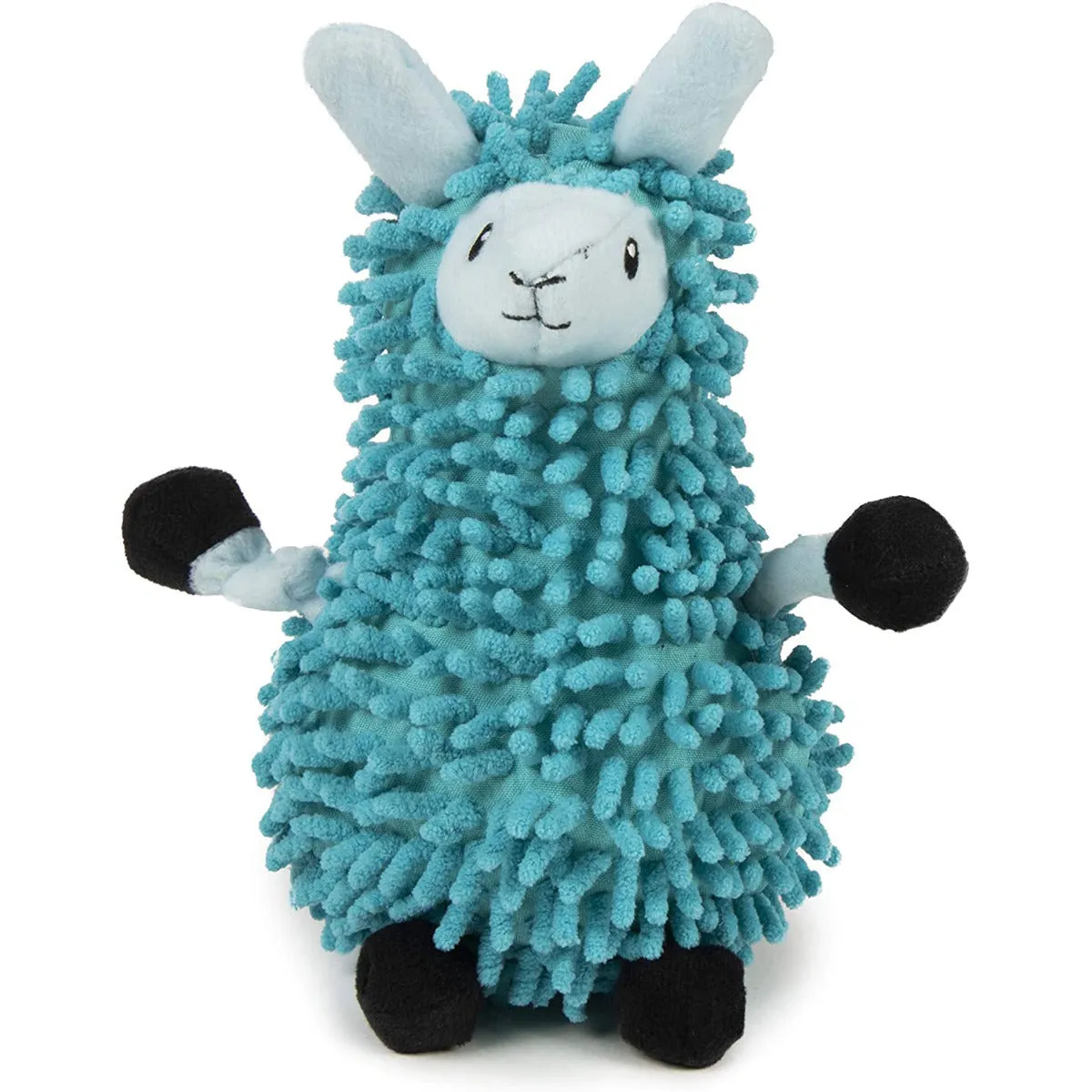 GoDog Blue Llama the Noodle Chew Guard Dog Toy