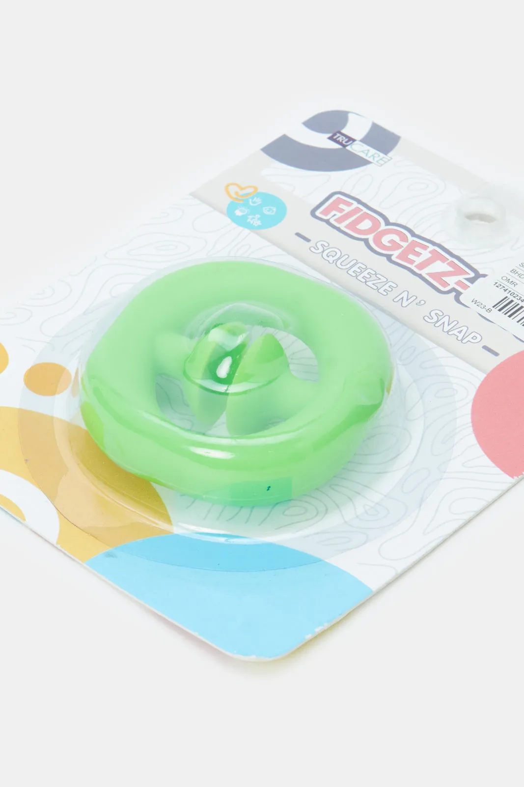 Green Fidgetz Fun Squeeze & Snap