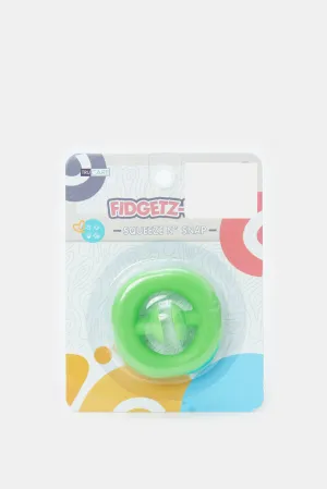 Green Fidgetz Fun Squeeze & Snap