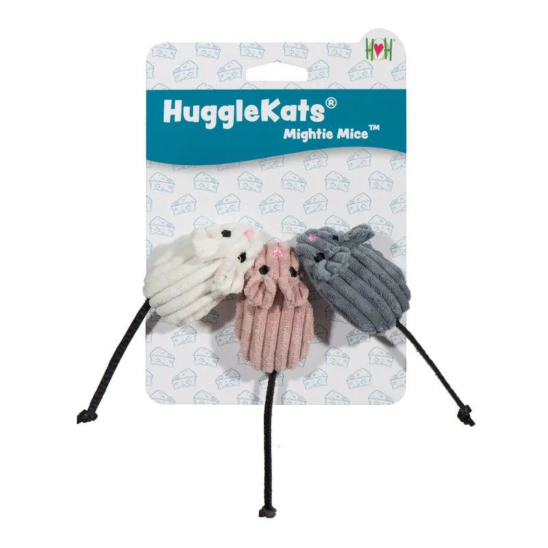 HuggleKat Mightie Mice 3pk