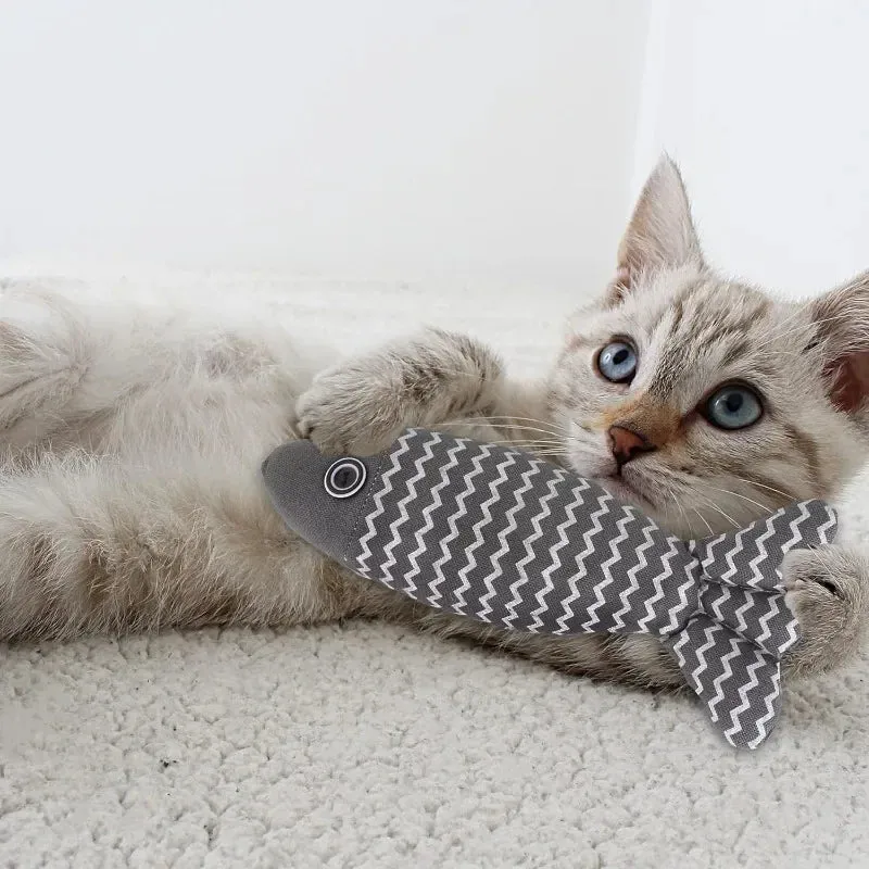 Interactive Catnip Plush Toy