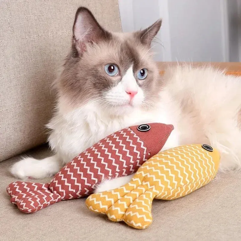 Interactive Catnip Plush Toy