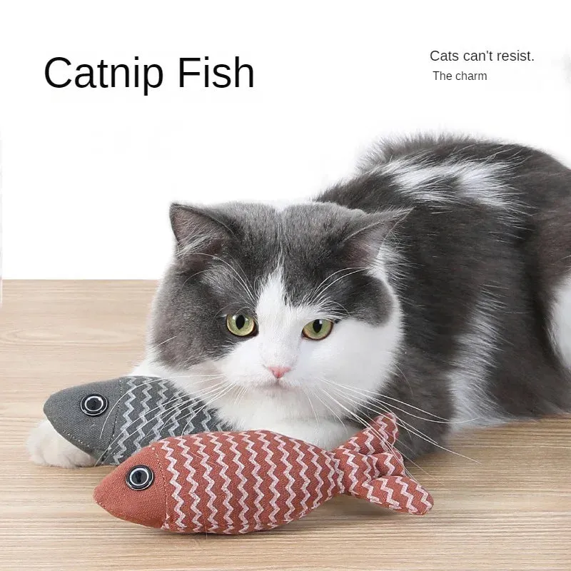 Interactive Catnip Plush Toy