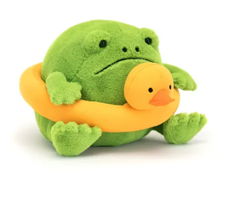 Jellycat Plush Toy Ricky Rain Frog Rubber Ring