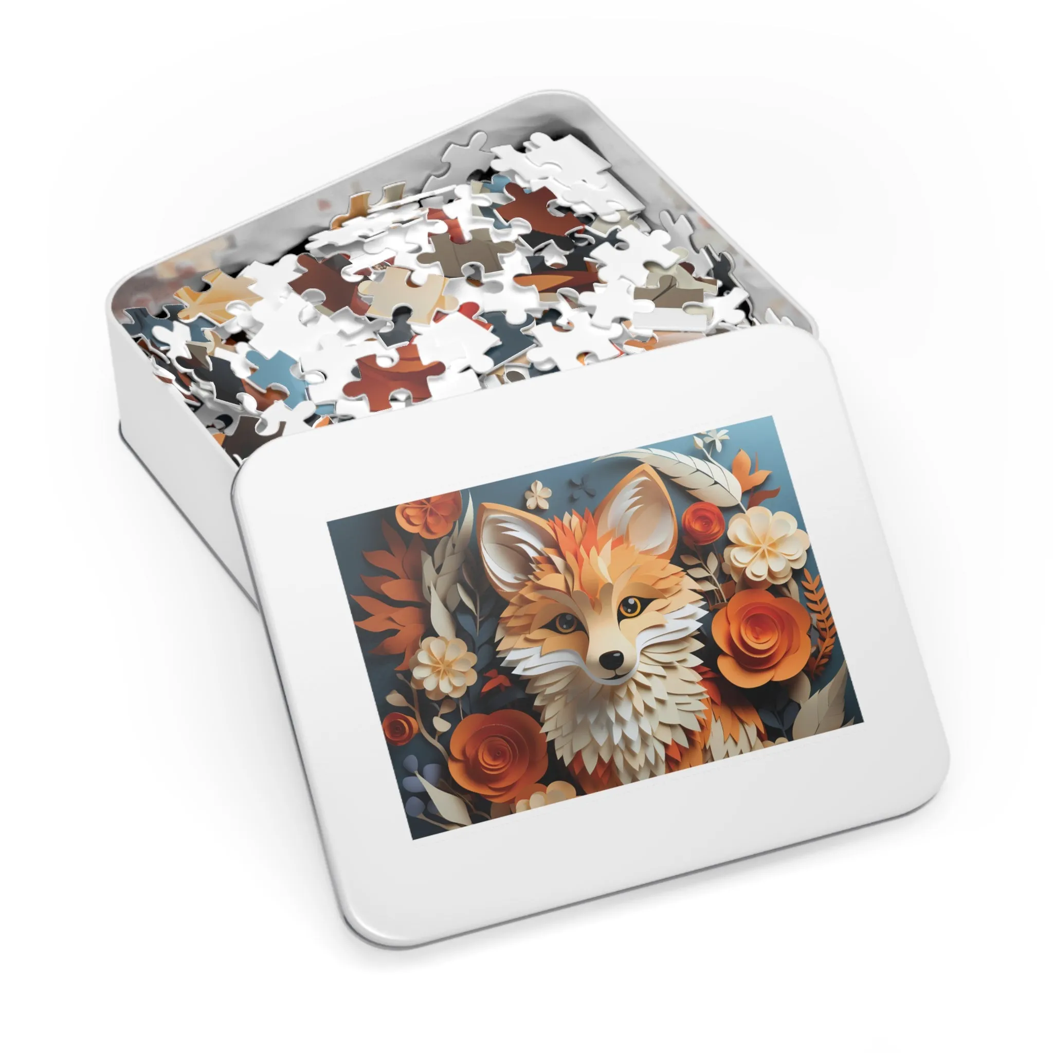 Jigsaw Puzzle, Fox, Personalised/Non-Personalised (30, 110, 252, 500,1000-Piece)