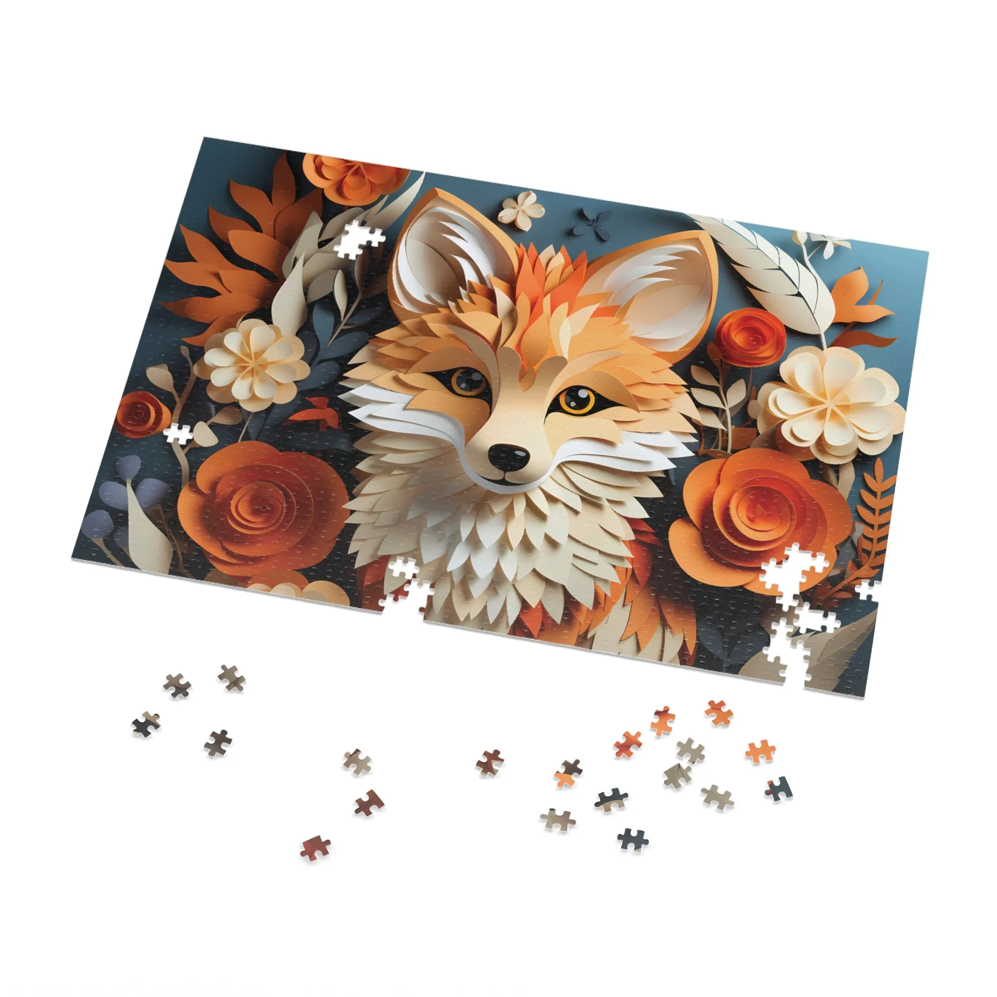 Jigsaw Puzzle, Fox, Personalised/Non-Personalised (30, 110, 252, 500,1000-Piece)