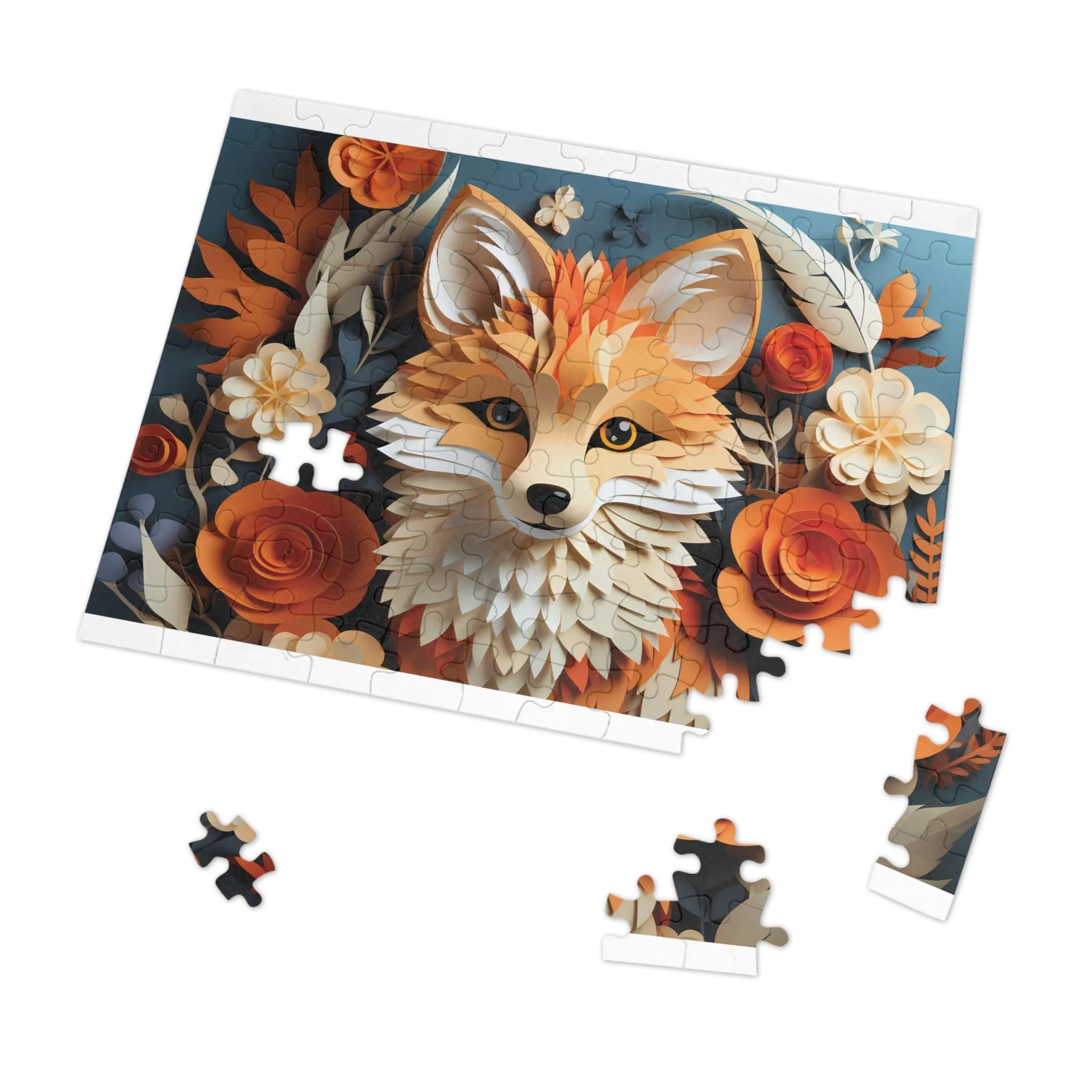 Jigsaw Puzzle, Fox, Personalised/Non-Personalised (30, 110, 252, 500,1000-Piece)