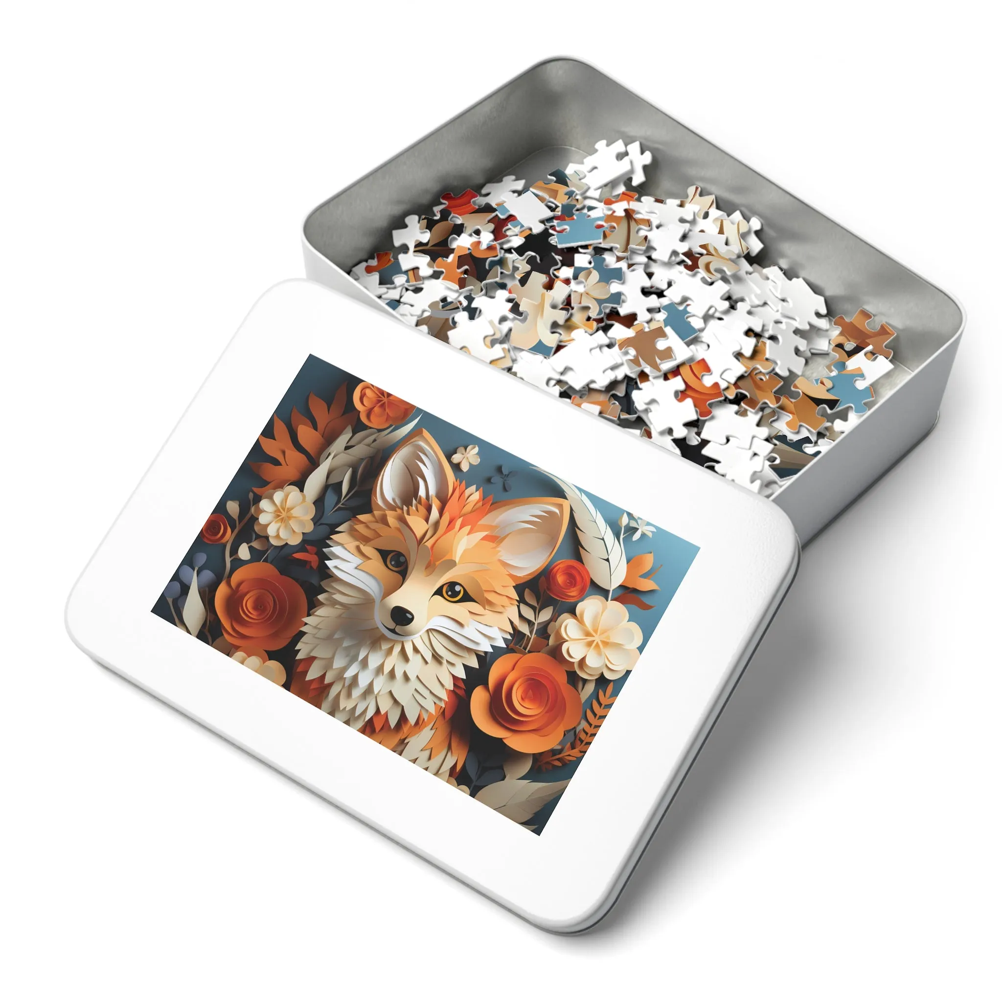 Jigsaw Puzzle, Fox, Personalised/Non-Personalised (30, 110, 252, 500,1000-Piece)