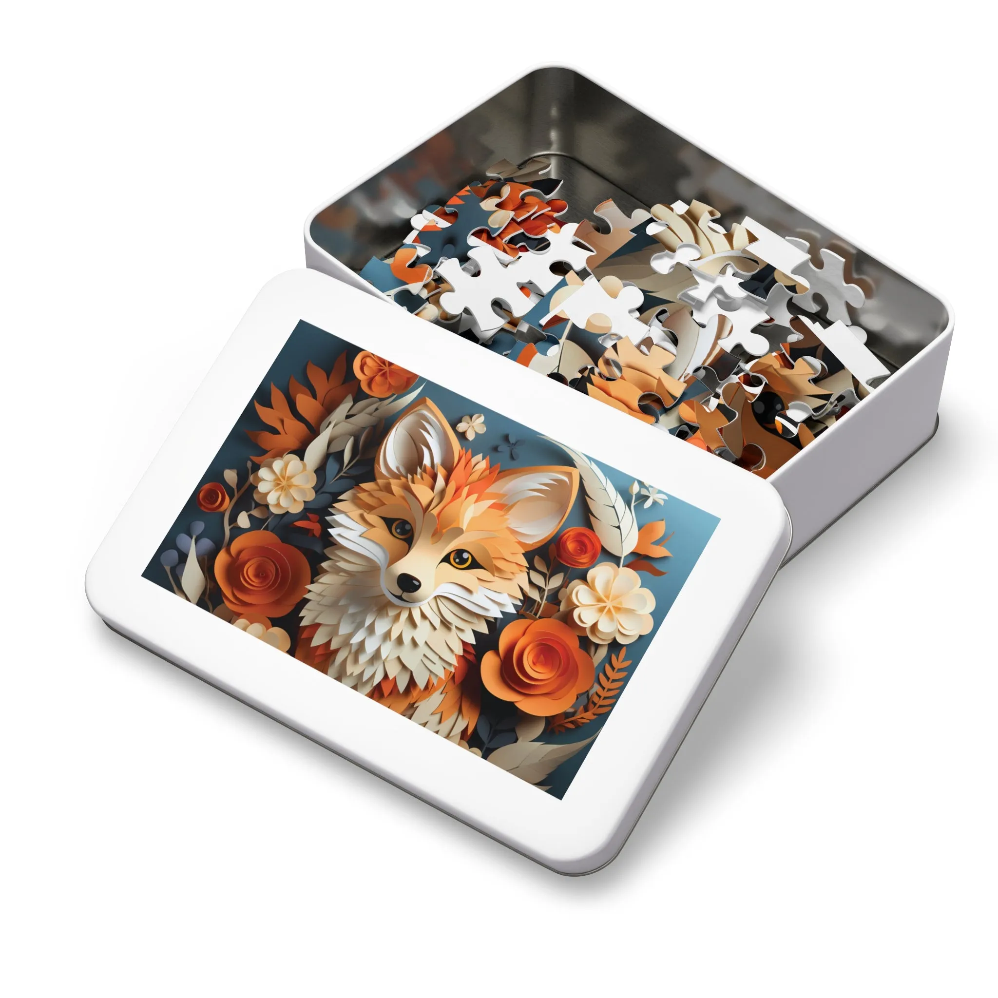 Jigsaw Puzzle, Fox, Personalised/Non-Personalised (30, 110, 252, 500,1000-Piece)