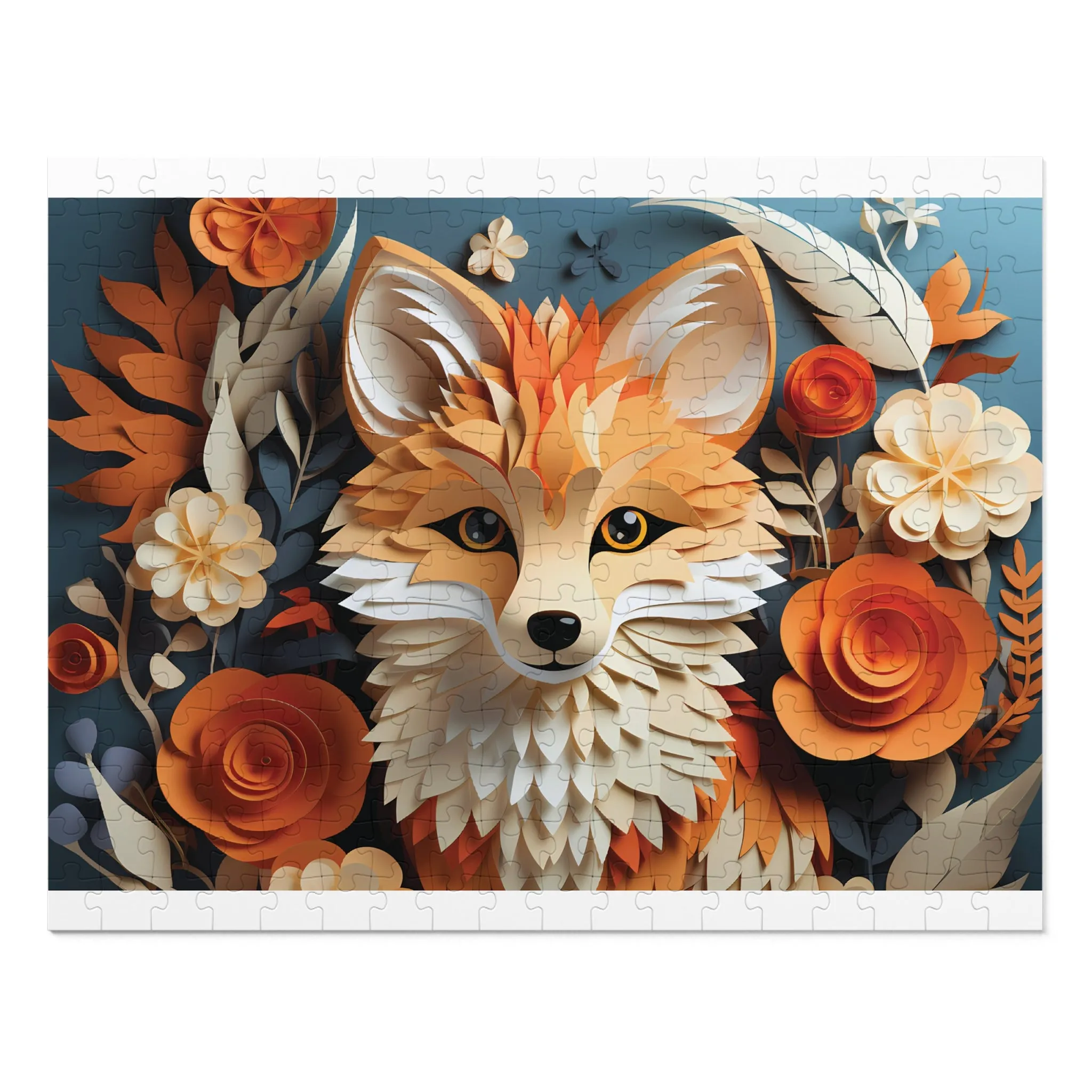 Jigsaw Puzzle, Fox, Personalised/Non-Personalised (30, 110, 252, 500,1000-Piece)