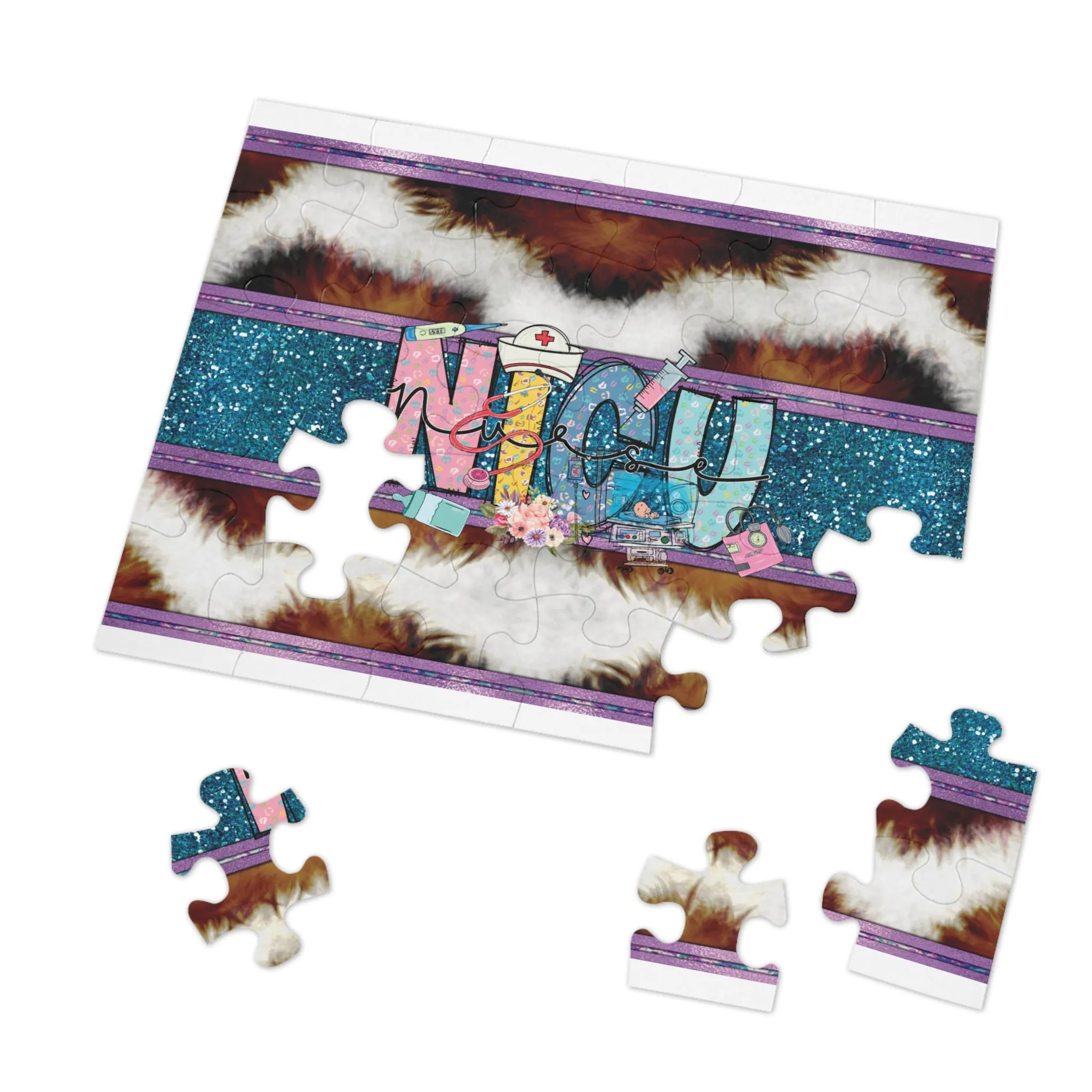 Jigsaw Puzzle, NICU Nurse, Personalised/Non-Personalised (30, 110, 252, 500,1000-Piece)