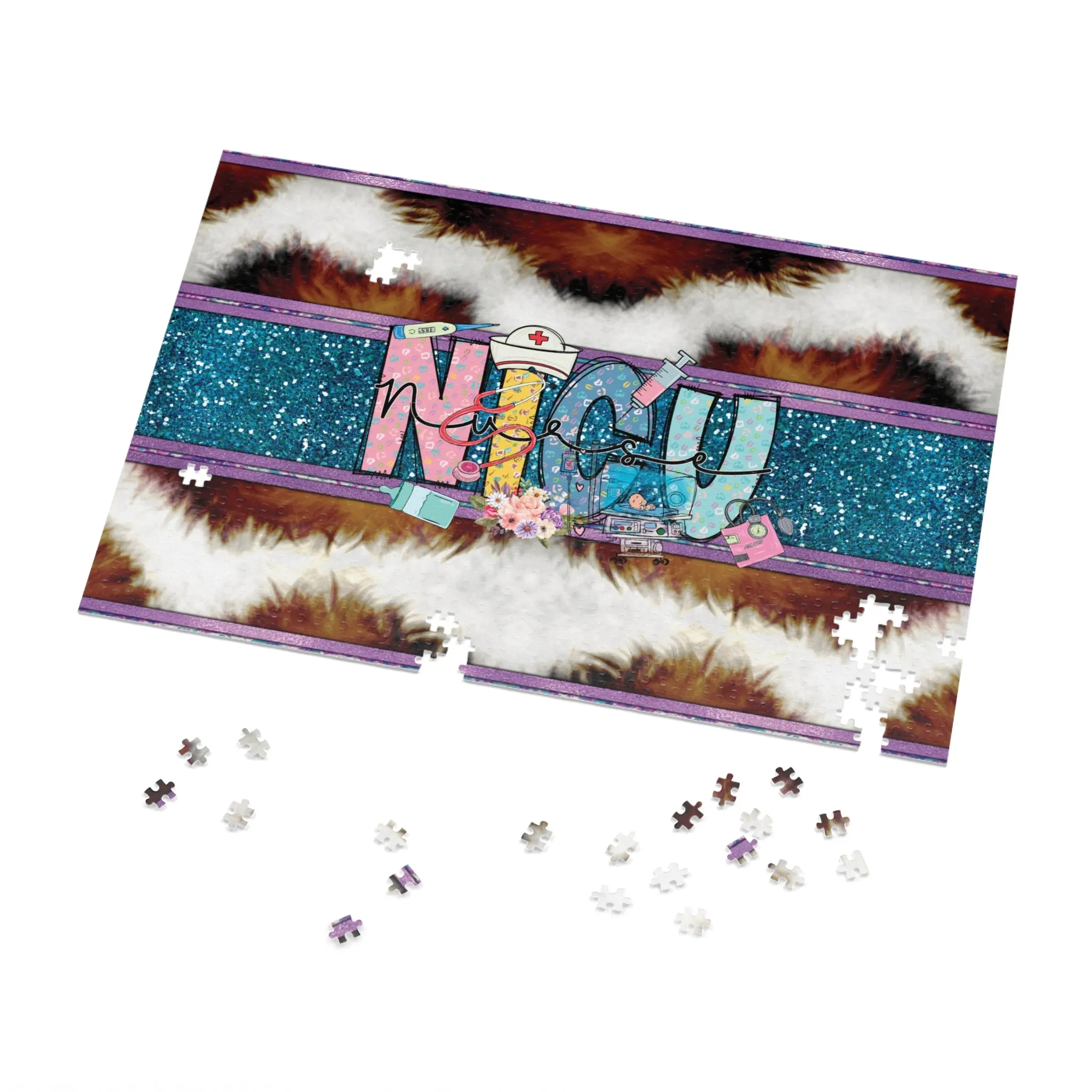 Jigsaw Puzzle, NICU Nurse, Personalised/Non-Personalised (30, 110, 252, 500,1000-Piece)