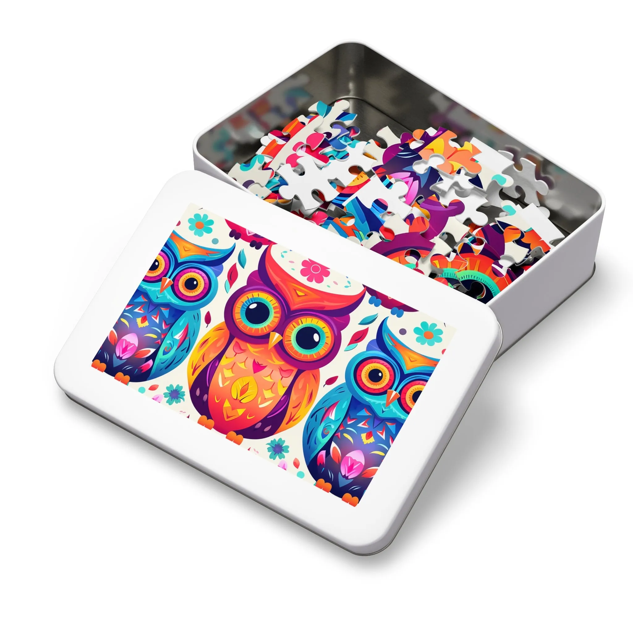 Jigsaw Puzzle, Owl, Personalised/Non-Personalised (30, 110, 252, 500,1000-Piece)