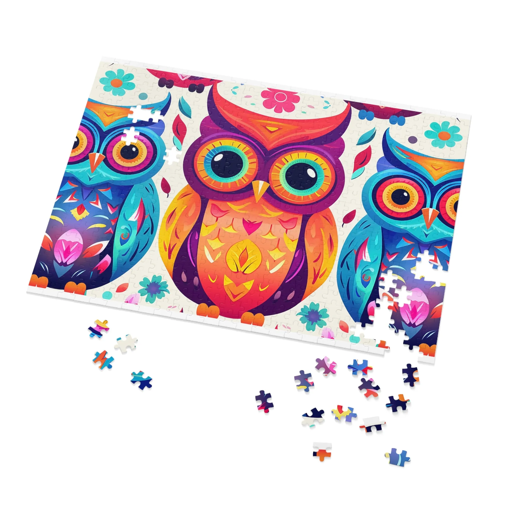 Jigsaw Puzzle, Owl, Personalised/Non-Personalised (30, 110, 252, 500,1000-Piece)