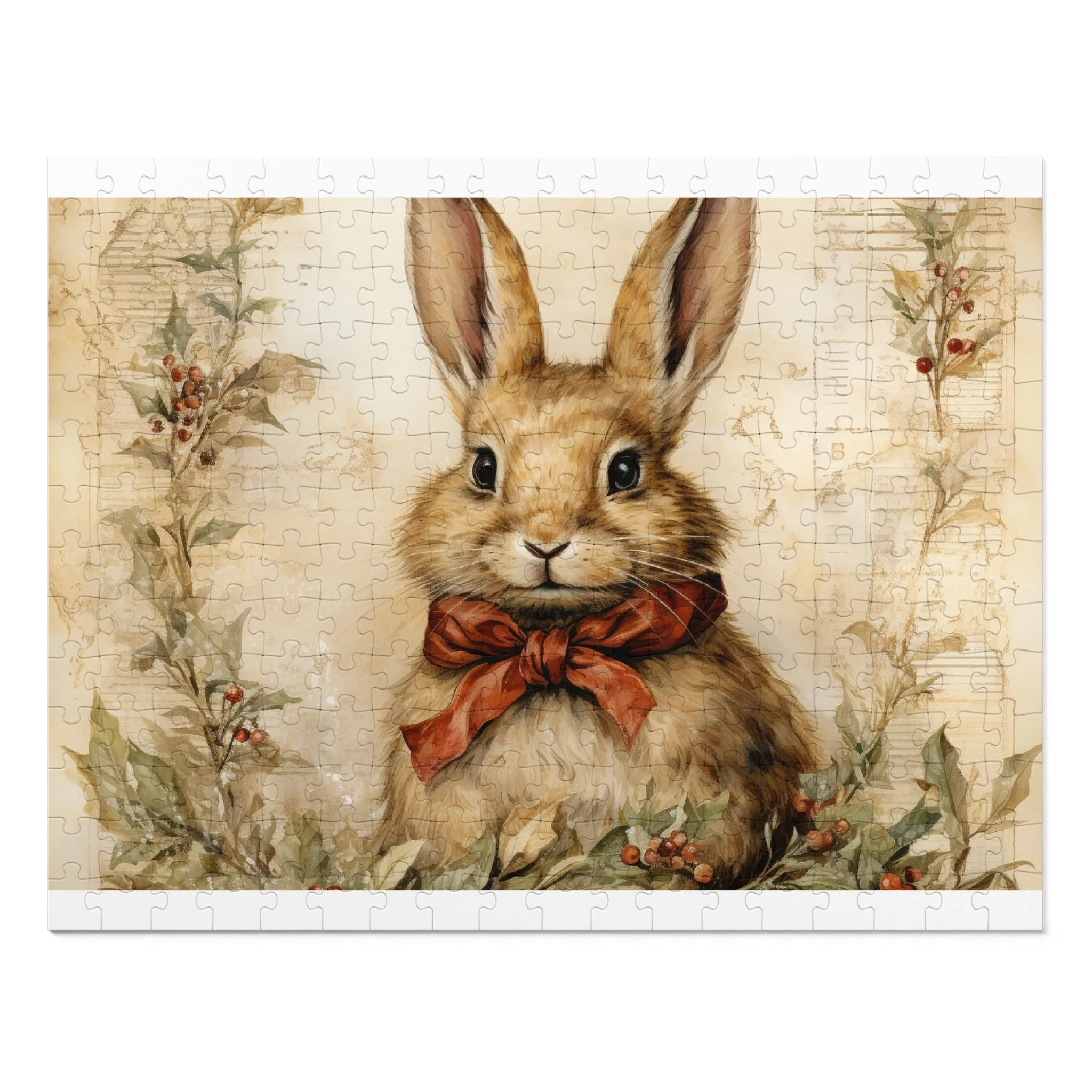 Jigsaw Puzzle, Rabbit, Personalised/Non-Personalised (30, 110, 252, 500,1000-Piece)