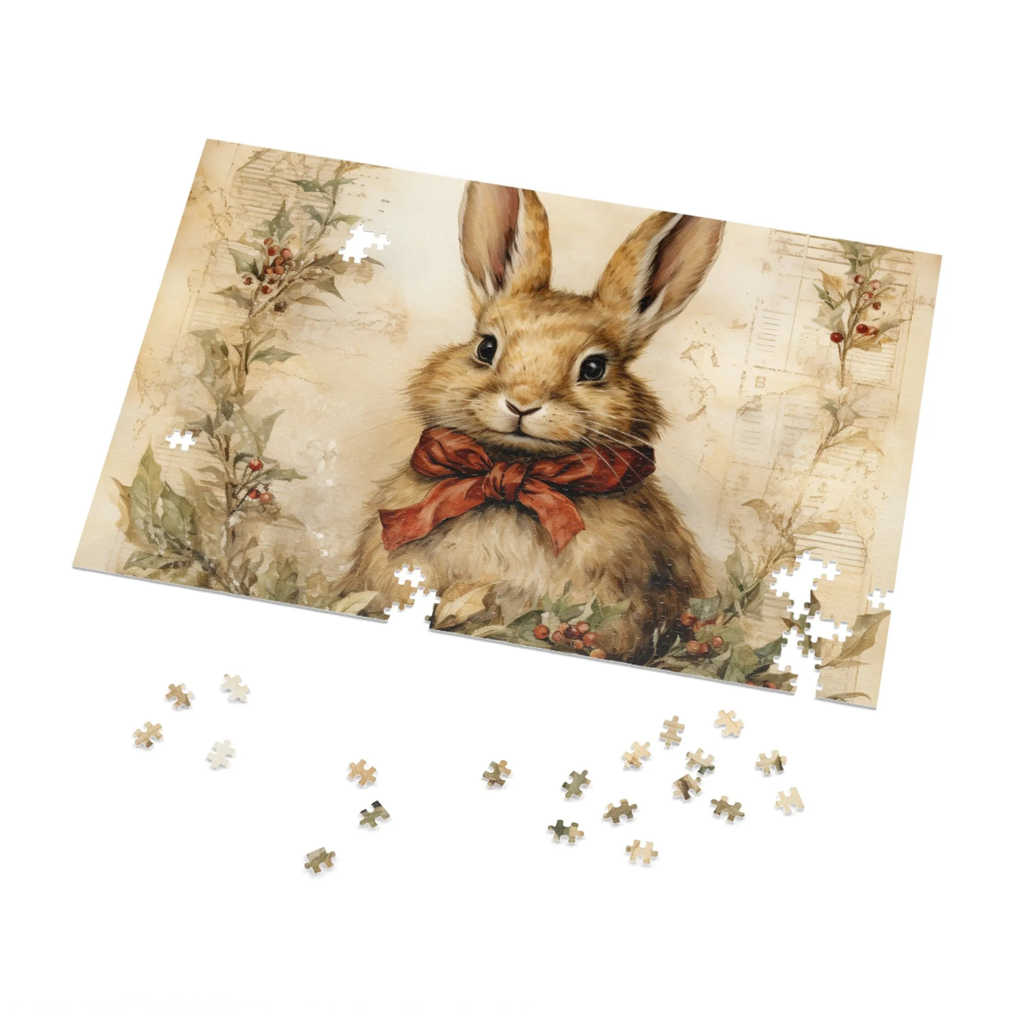 Jigsaw Puzzle, Rabbit, Personalised/Non-Personalised (30, 110, 252, 500,1000-Piece)