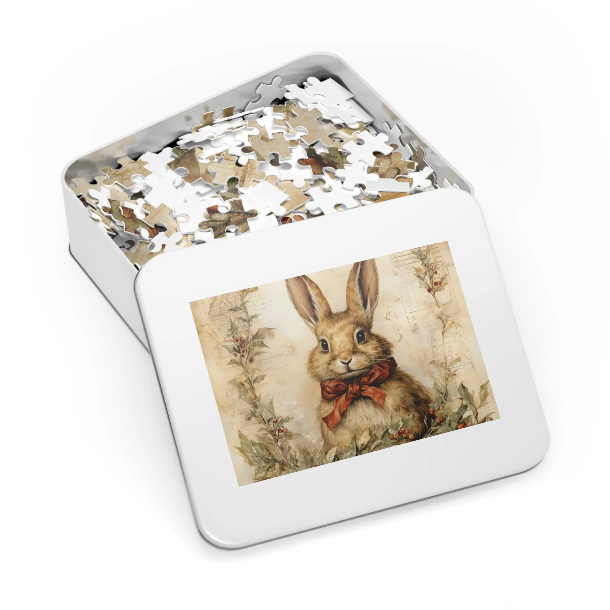 Jigsaw Puzzle, Rabbit, Personalised/Non-Personalised (30, 110, 252, 500,1000-Piece)