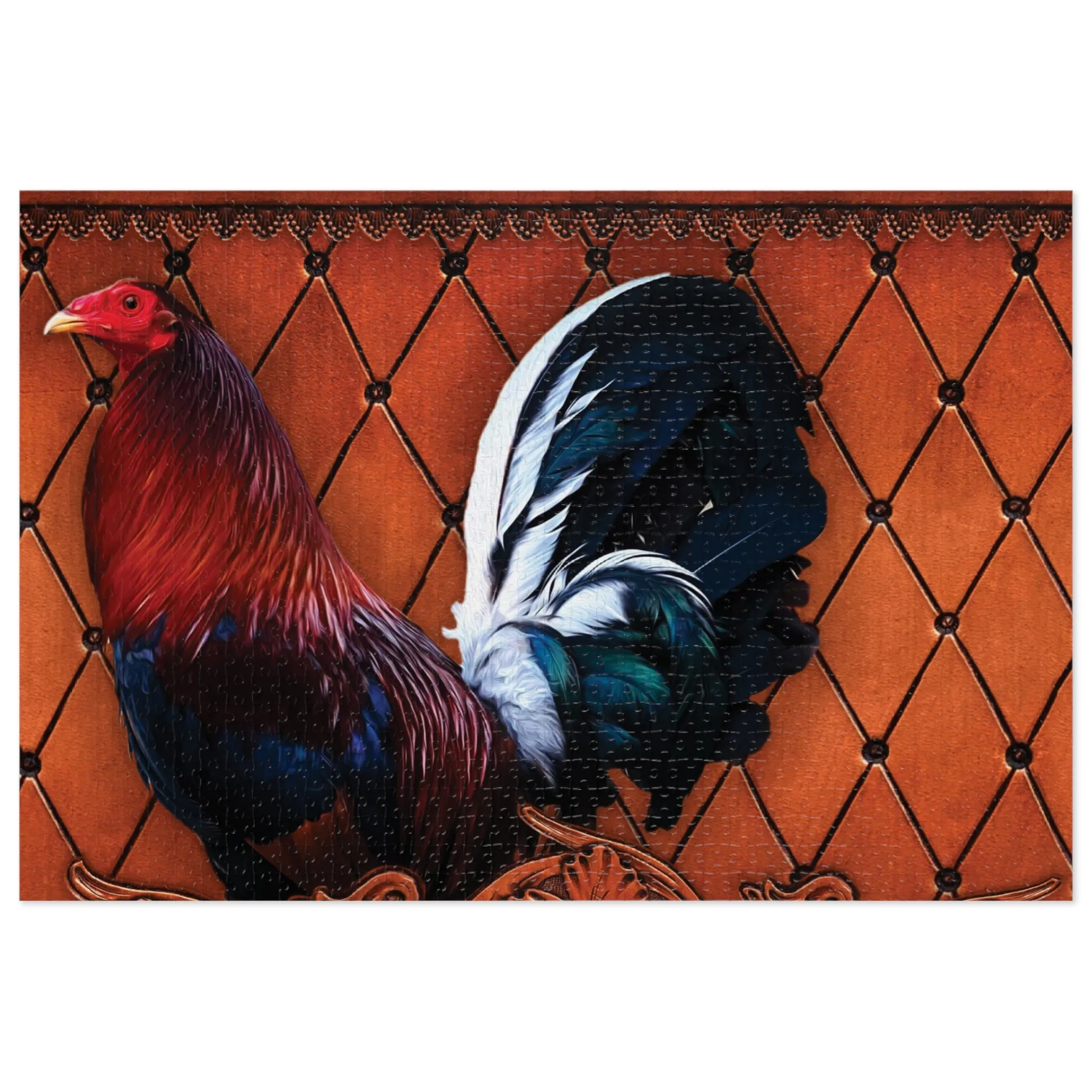 Jigsaw Puzzle, Western, Chicken/Rooster, Personalised/Non-Personalised (30, 110, 252, 500,1000-Piece)