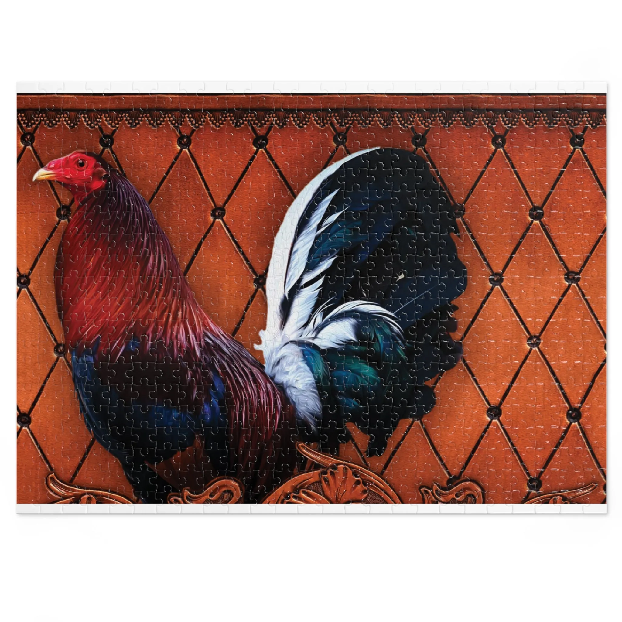 Jigsaw Puzzle, Western, Chicken/Rooster, Personalised/Non-Personalised (30, 110, 252, 500,1000-Piece)