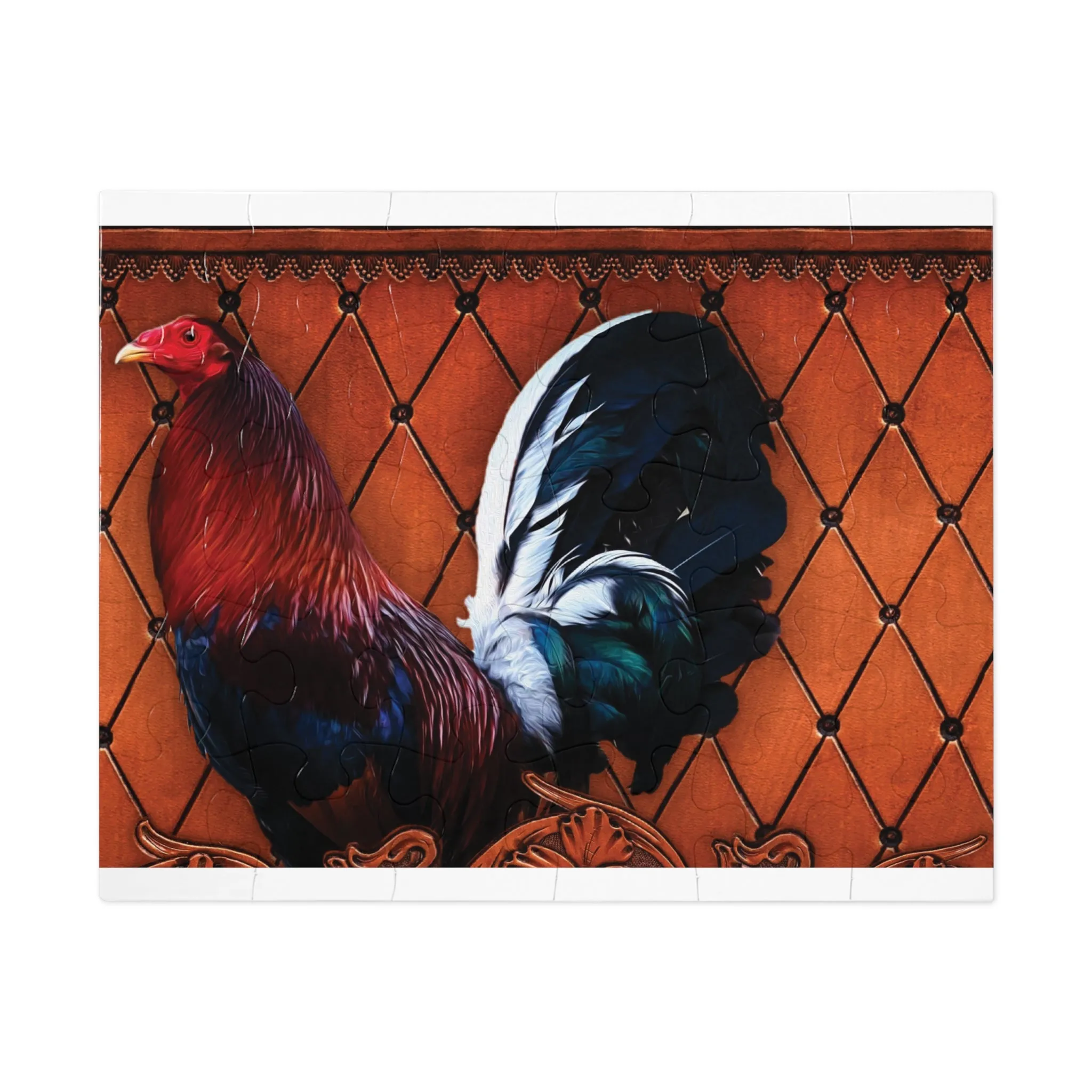 Jigsaw Puzzle, Western, Chicken/Rooster, Personalised/Non-Personalised (30, 110, 252, 500,1000-Piece)