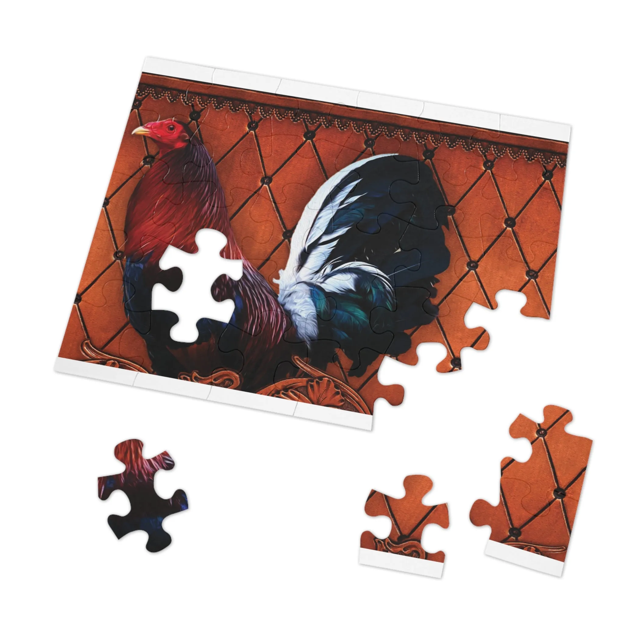 Jigsaw Puzzle, Western, Chicken/Rooster, Personalised/Non-Personalised (30, 110, 252, 500,1000-Piece)