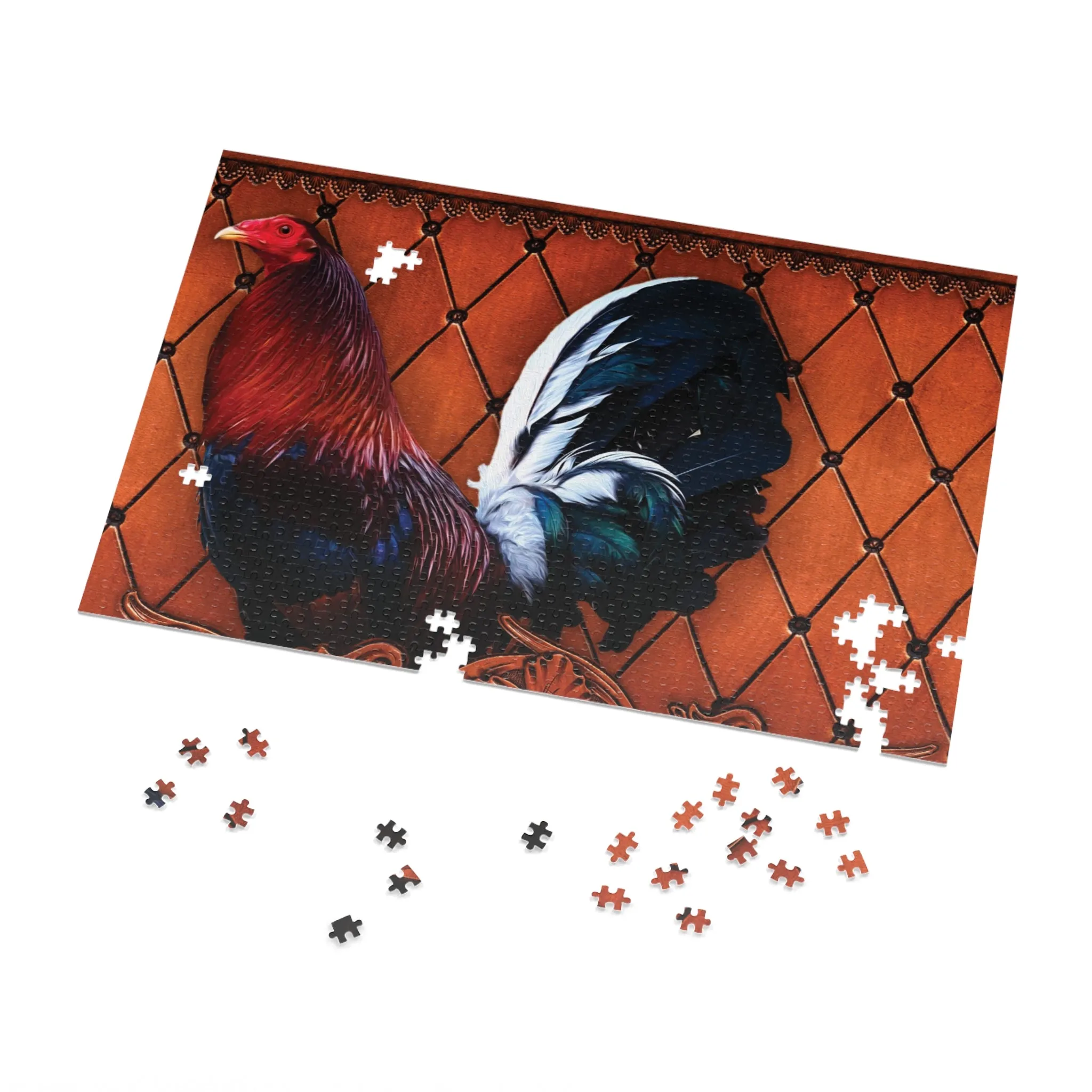 Jigsaw Puzzle, Western, Chicken/Rooster, Personalised/Non-Personalised (30, 110, 252, 500,1000-Piece)