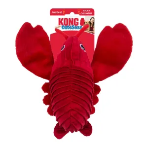 Kong Cuteseas Rufflez Dog Toy Lobster SM/MD