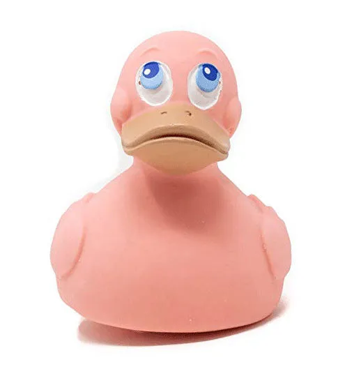 Lanco Pale Pink Natural Rubber Duck