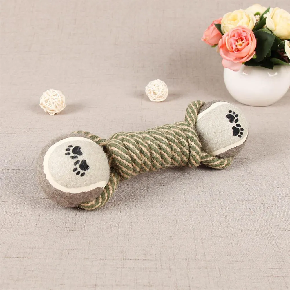 Large Small Dogs Toy Interactive Cotton Rope Mini Dog Toys Ball