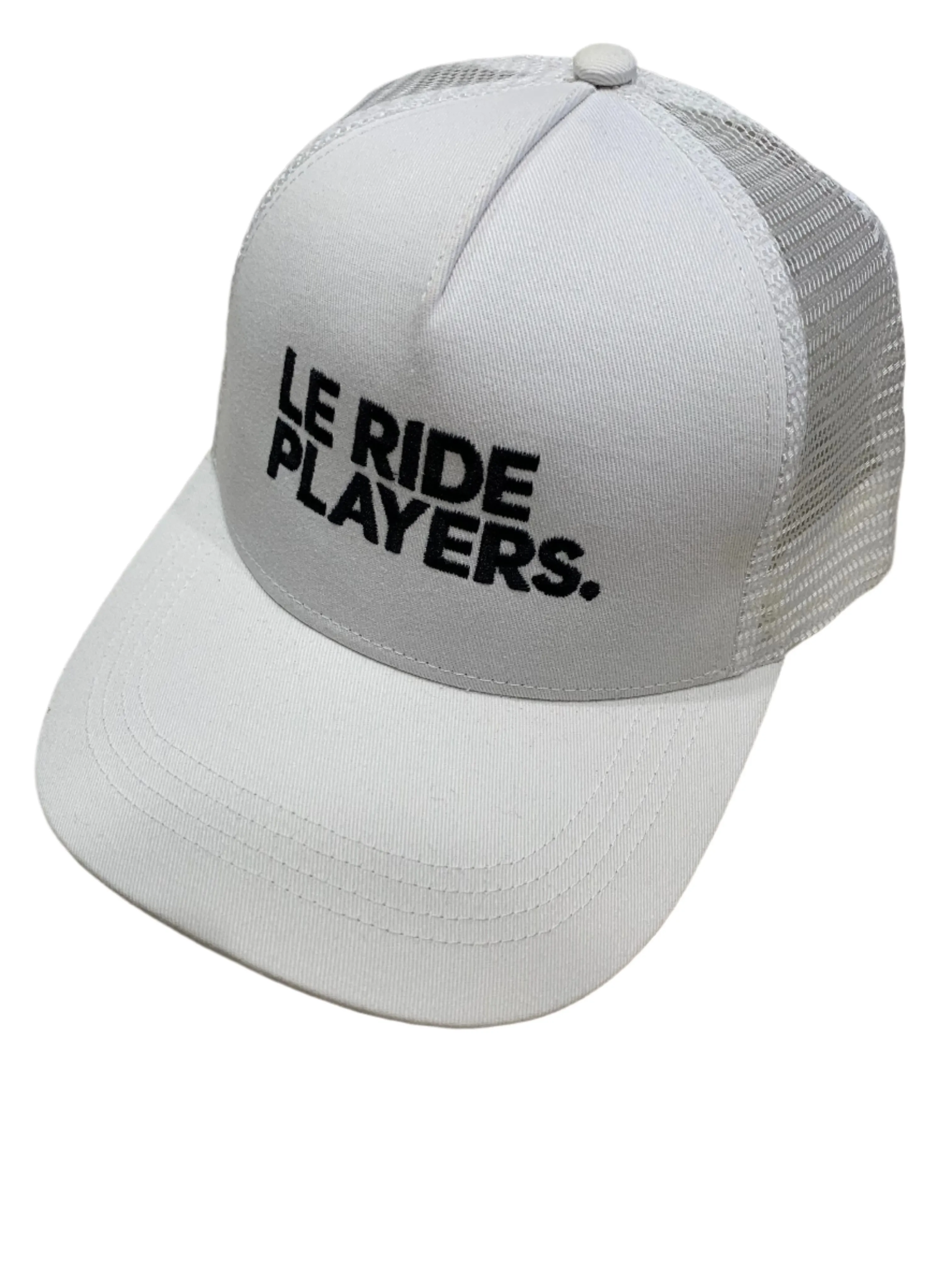 Le Ride. Trucker Cap Mesh Back White Le Ride Players