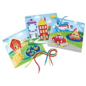 Learning Resources Learning Lace Skill Boards 12 pcs