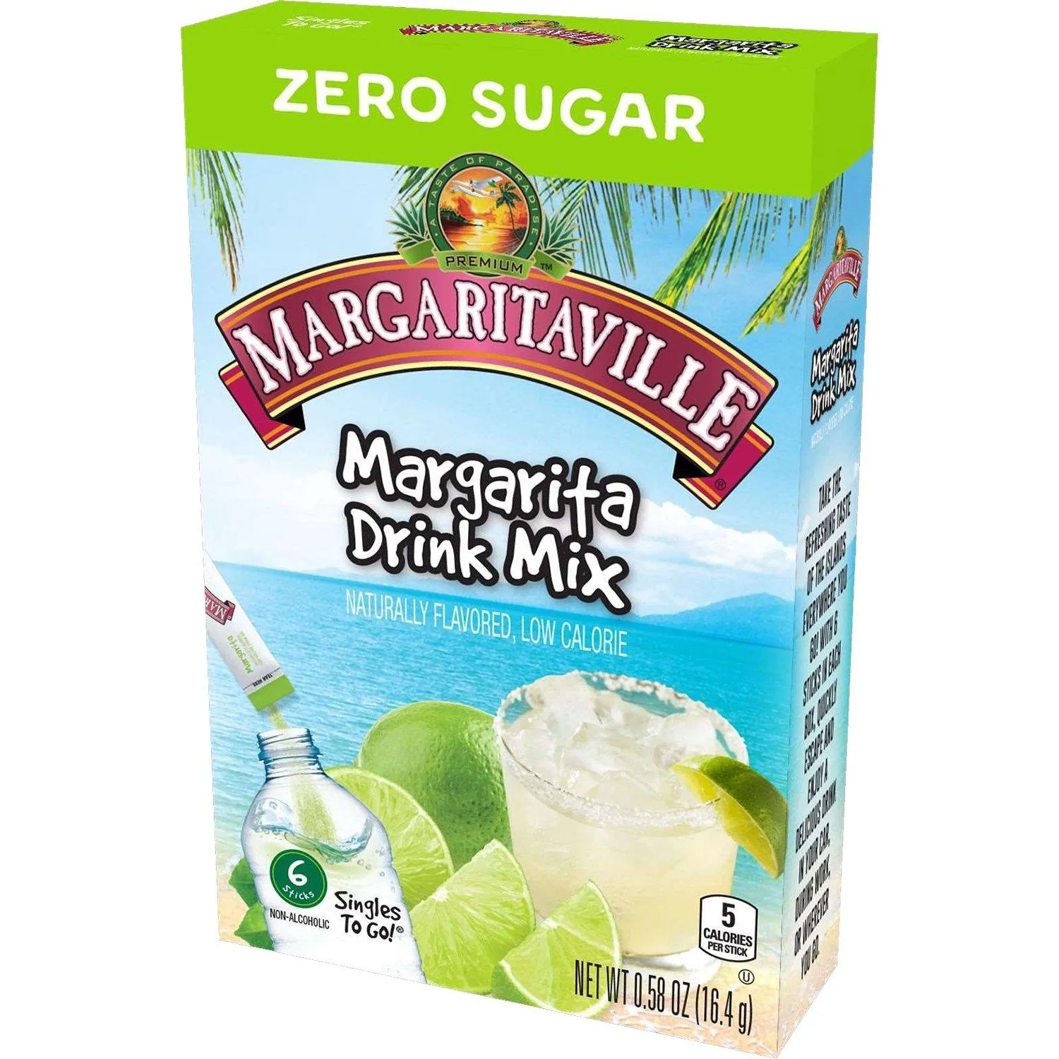 Margaritaville Singles To Go Non-Alcoholic Powder Sticks