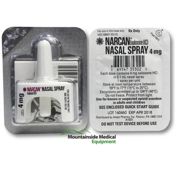 Narcan Nasal Spray Kit (2-Pack)