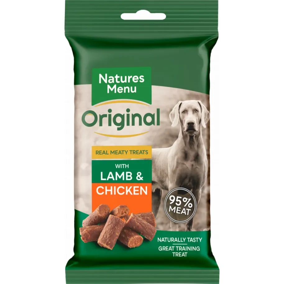 Natures Menu | Dog Training Treats | Original Real Meaty Snacks - 60g