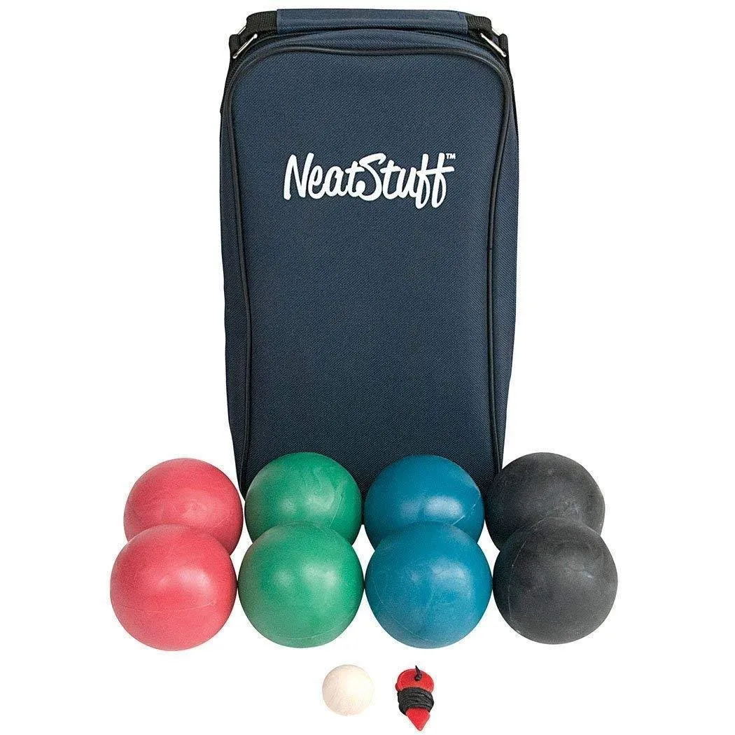 Neat Stuff Bocce Ball Set with Carrying Case - Up to 8 Players